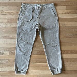 Todd Snyder Italian Stretch Twill Camp Joggers in Beige